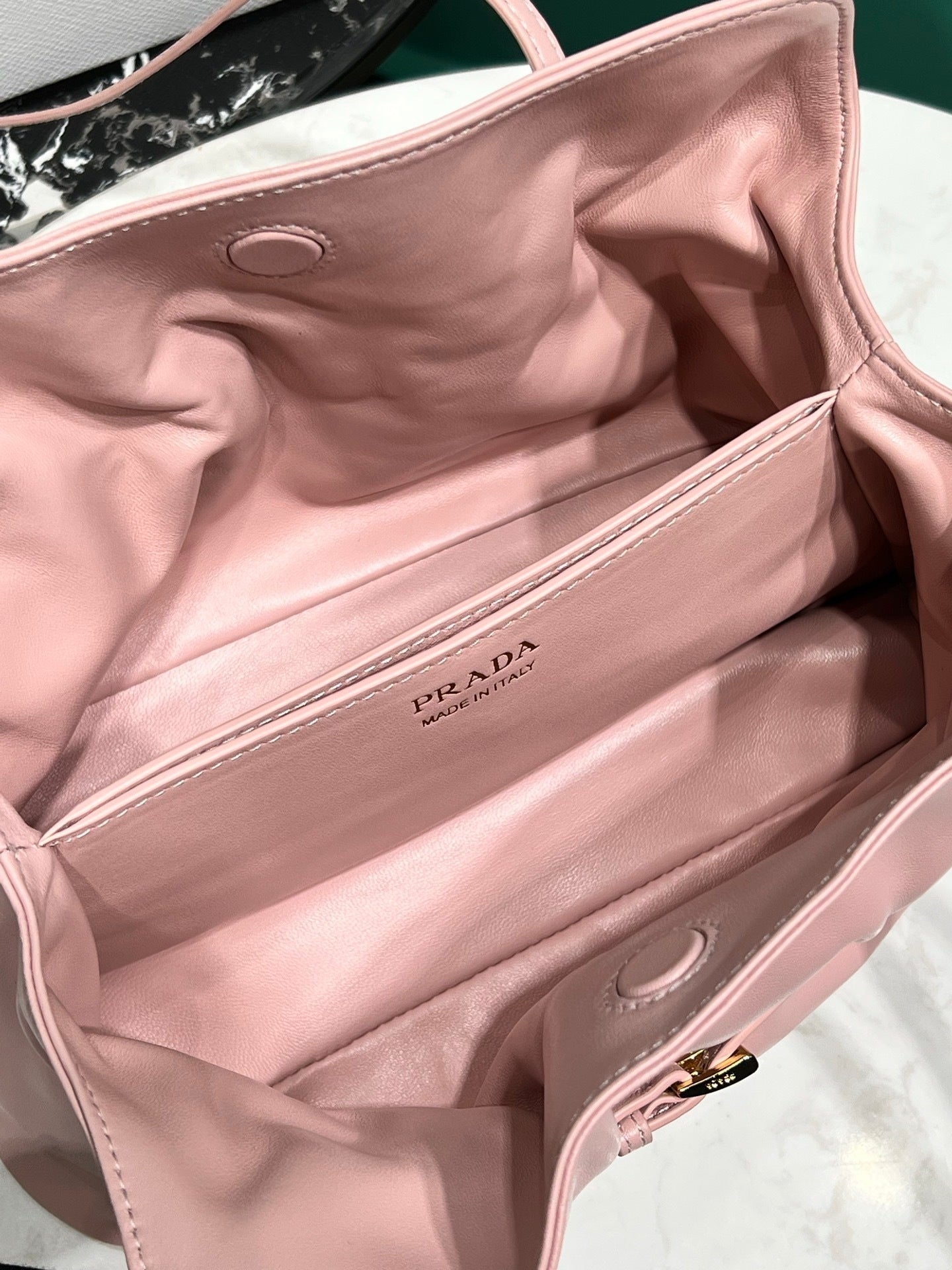 Prada Dada small nappa leather bag