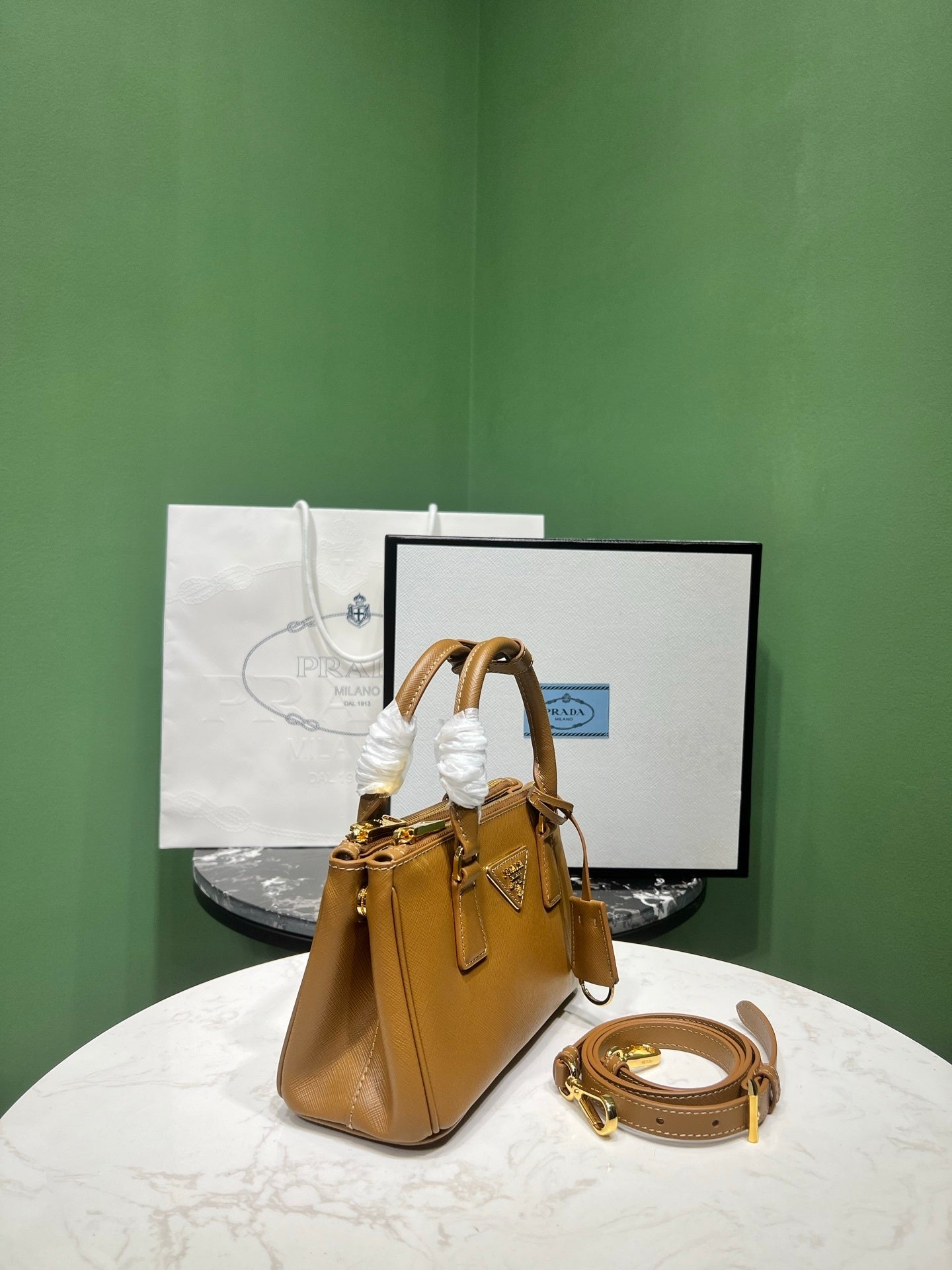 Prada Galleria mini Saffiano leather bag