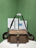 Prada Explore medium Re-Nylon shoulder bag with flap