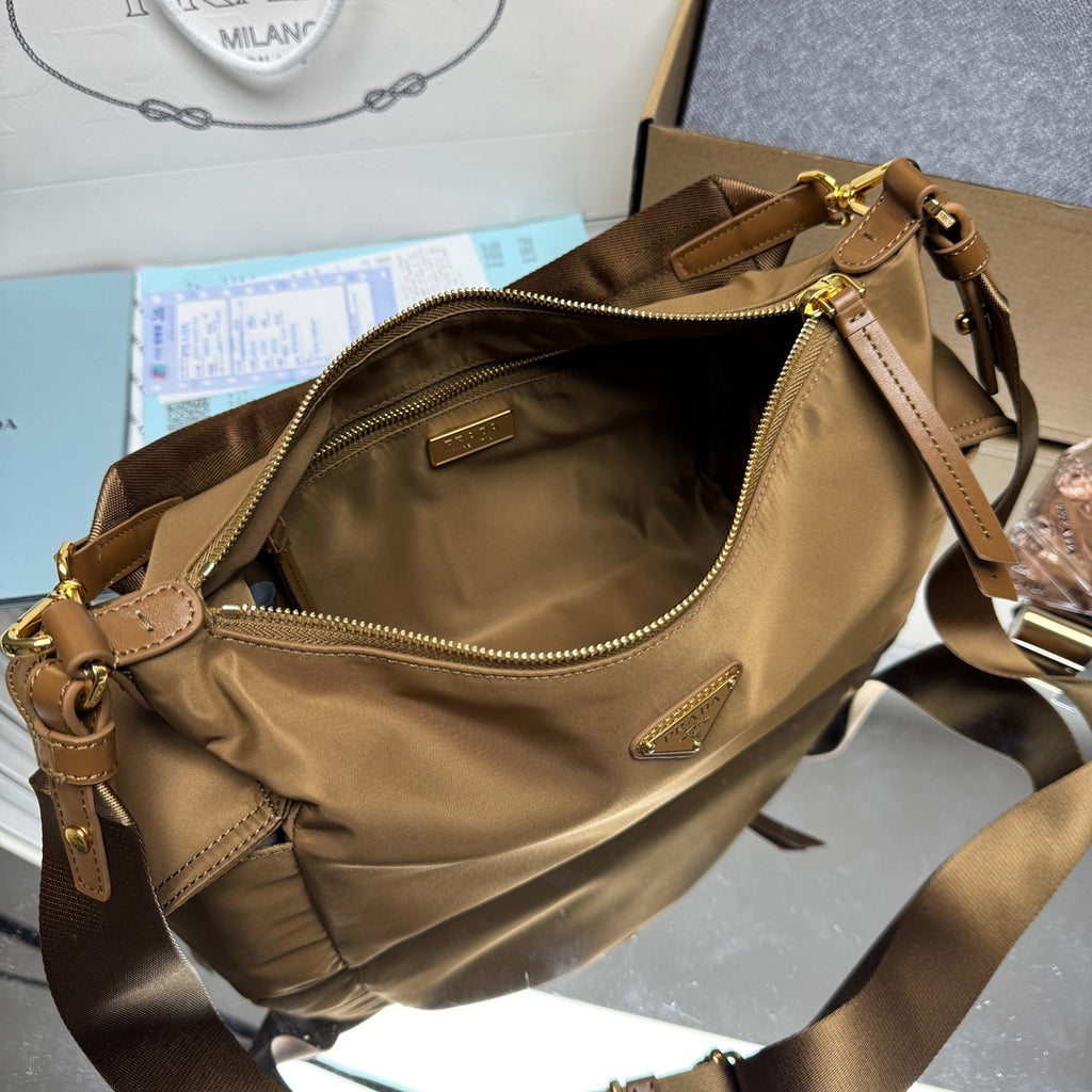 Prada Explore large Re-Nylon and leather bag