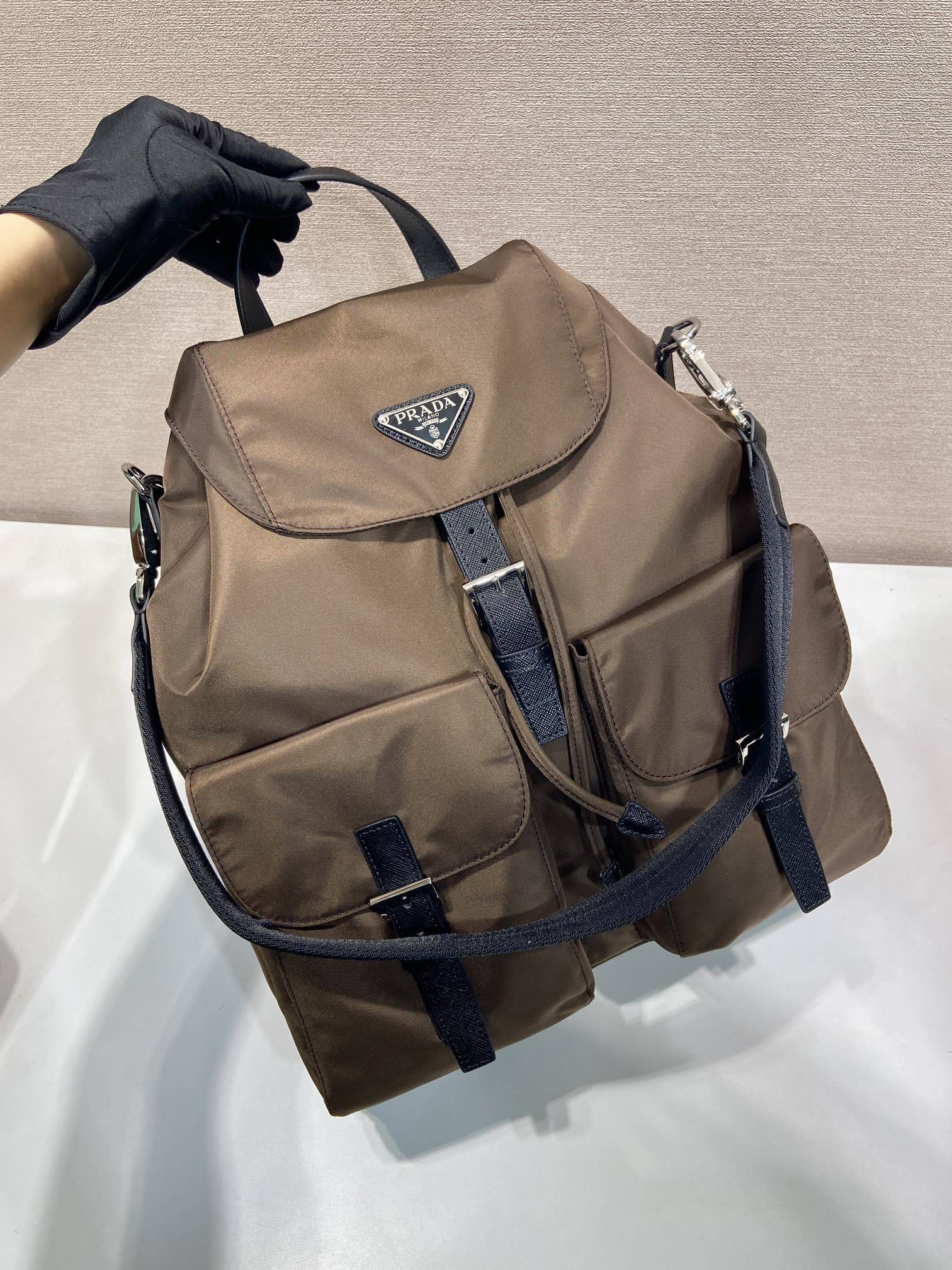 Re-Nylon backpack Large