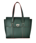 Army green carry-all satchel bag