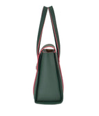 Army green carry-all satchel bag