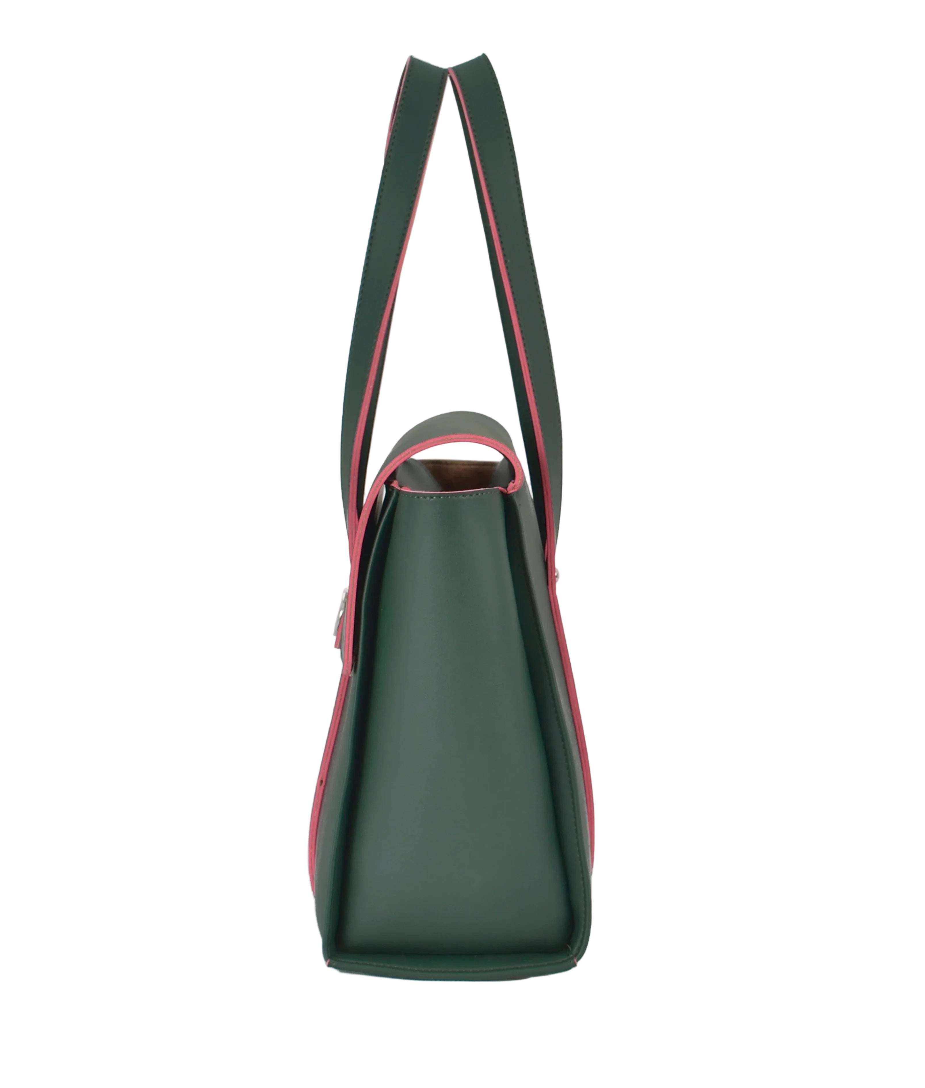 Army green carry-all satchel bag