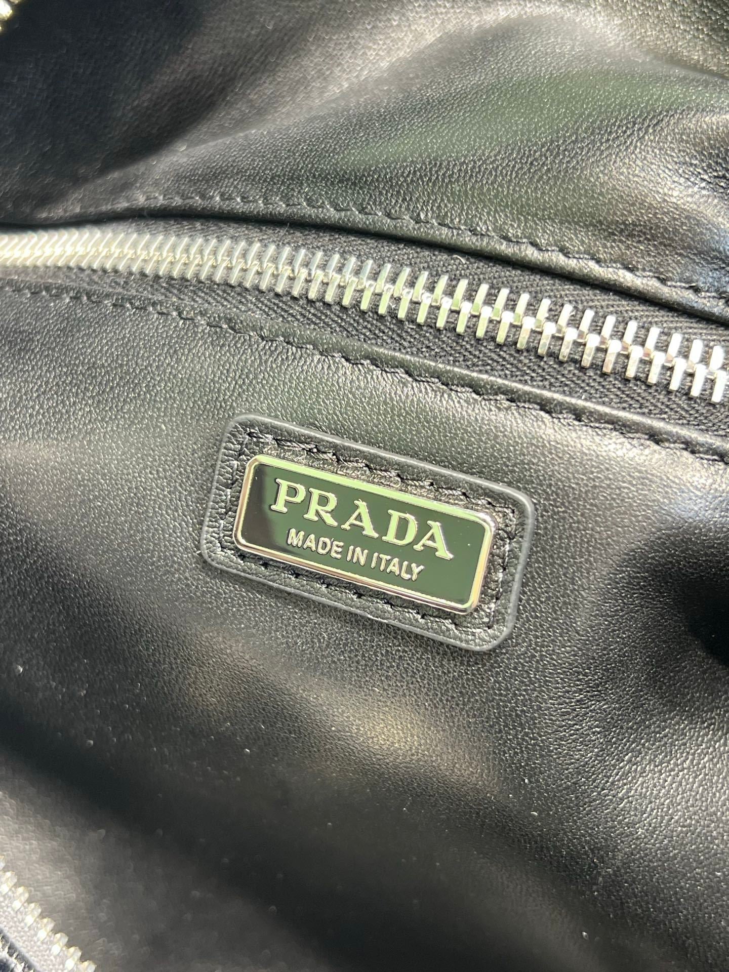 Prada leather shoulder bag