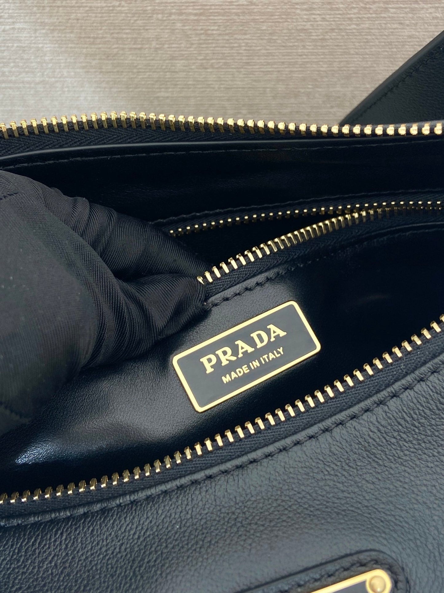 Prada Aimee medium leather shoulder bag