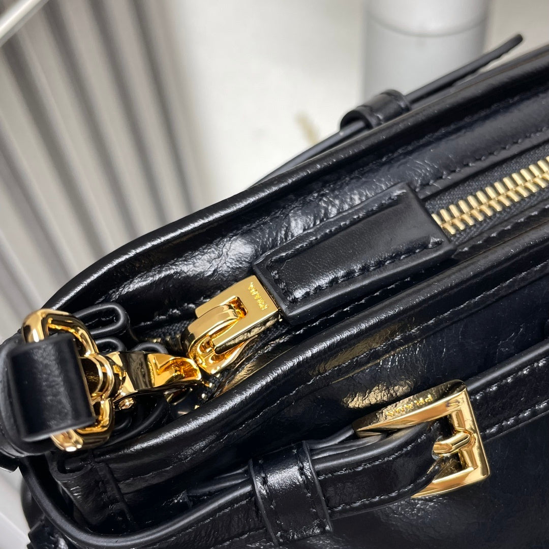 Prada Bonnie small leather shoulder bag