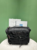 Prada Speedrock Re-Nylon and leather shoulder bag