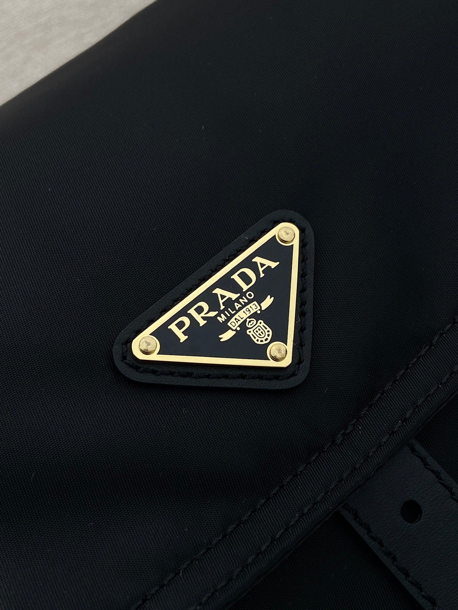 Prada Explore large Re-Nylon shoulder bag with flap