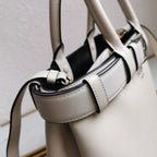 Prada Buckle small leather handbag with belt