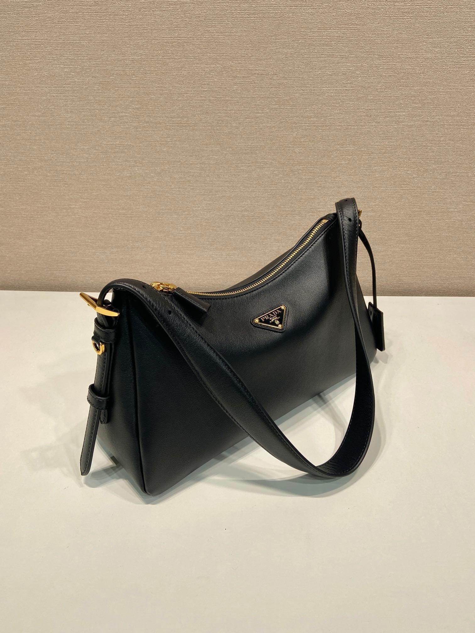 Prada Aimee medium leather shoulder bag