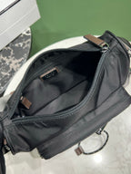 Prada Speedrock Re-Nylon and leather shoulder bag
