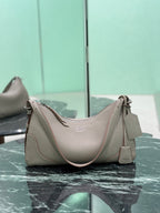 Prada Aimee large leather shoulder bag