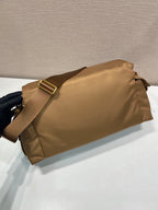 Prada Explore large Re-Nylon shoulder bag with flap
