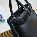 Prada Buckle small leather handbag with belt