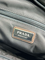 Prada Speedrock Re-Nylon and leather shoulder bag