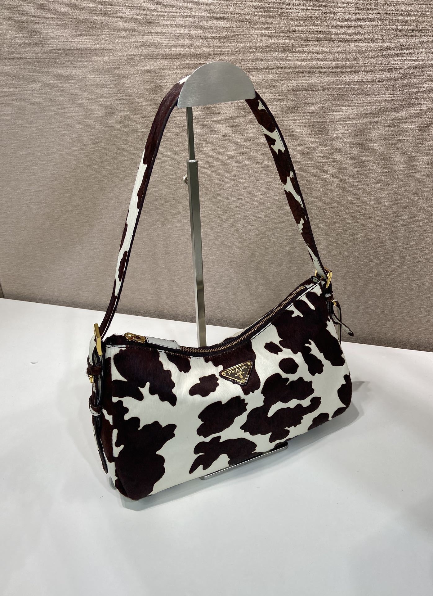 Prada Aimèe medium printed leather shoulder bag