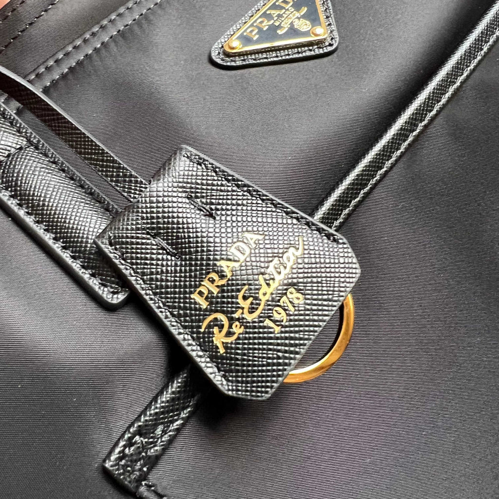 Prada Re-Edition 1978 medium Re-Nylon and Saffiano leather tote bag