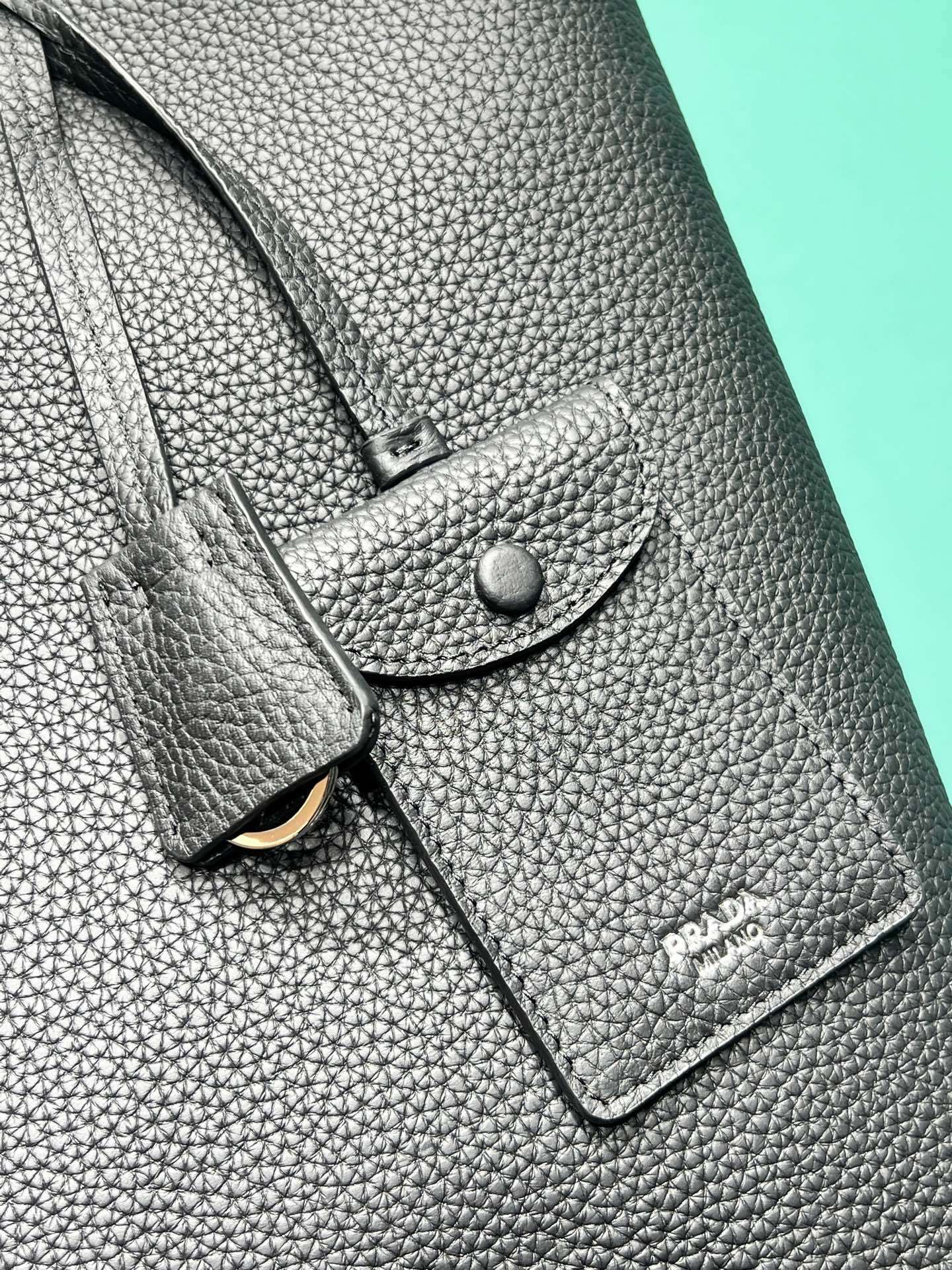 Prada leather tote bag