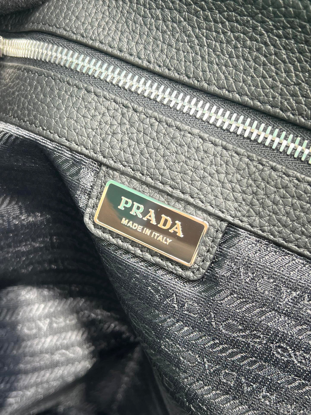 Prada leather tote