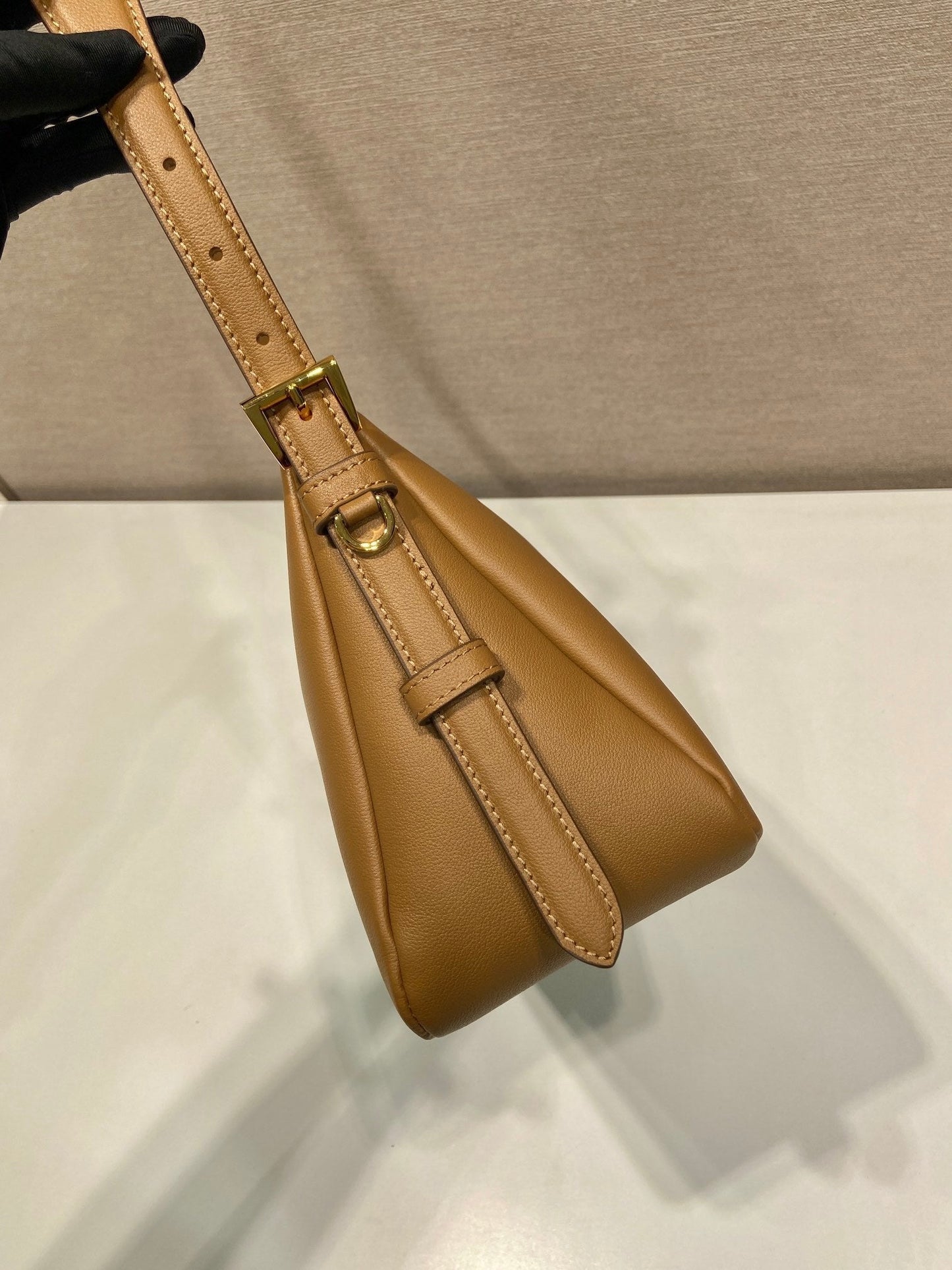 Prada Aimee medium leather shoulder bag