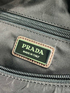 Prada Speedrock Re-Nylon and leather shoulder bag