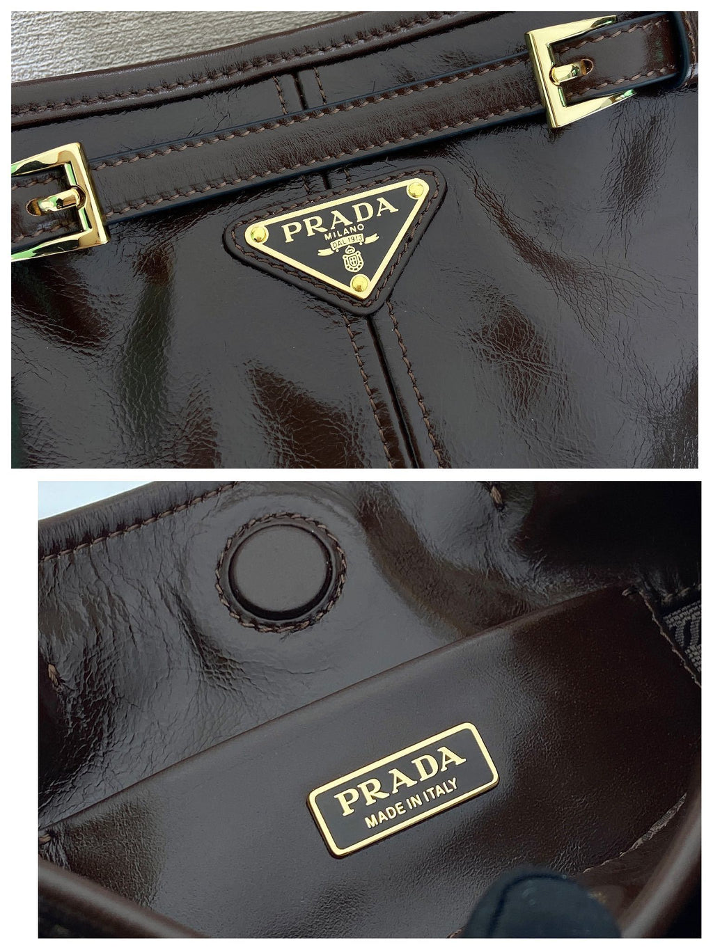 Prada Bonnie leather mini shoulder bag