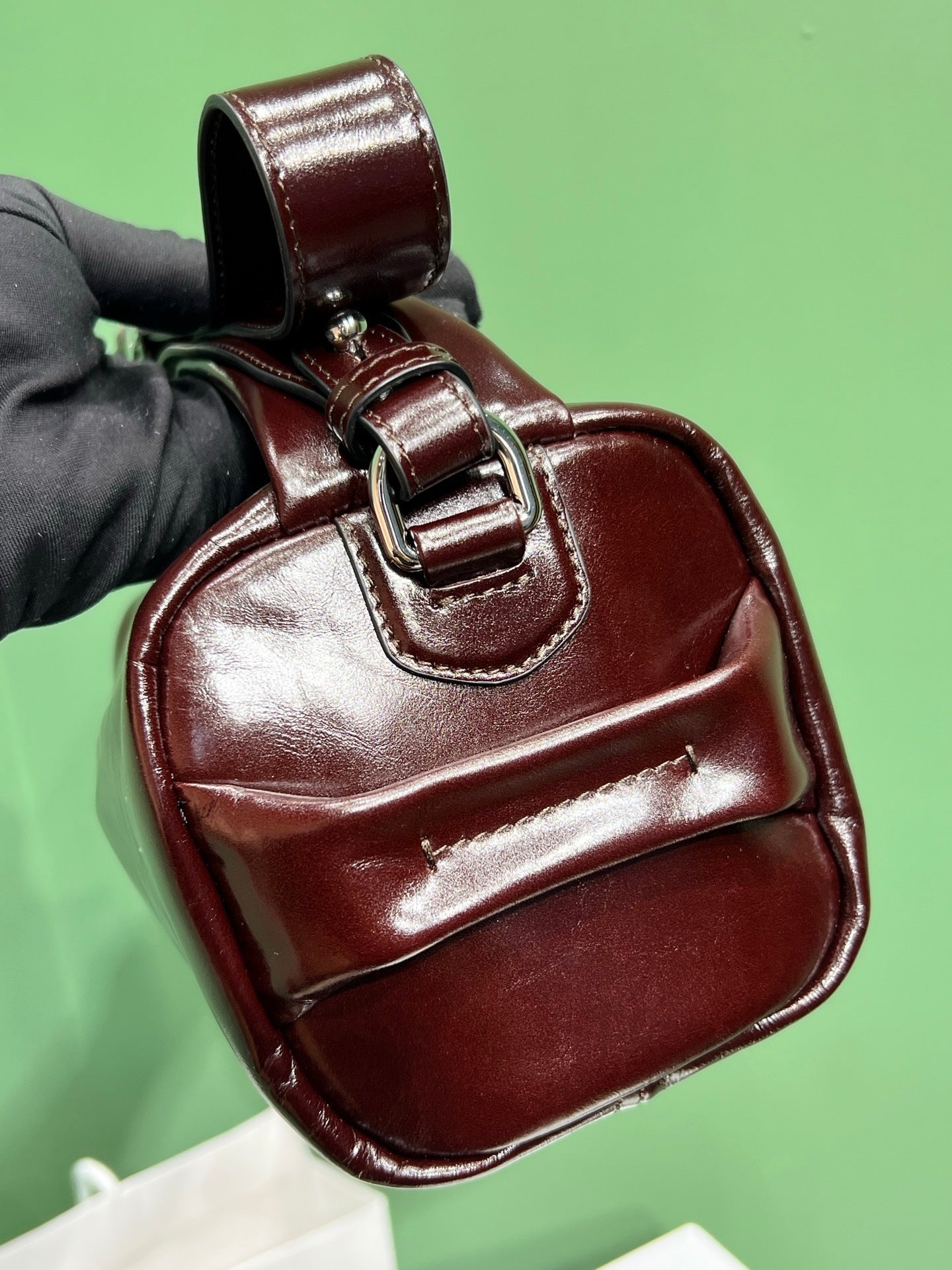 Prada leather shoulder bag