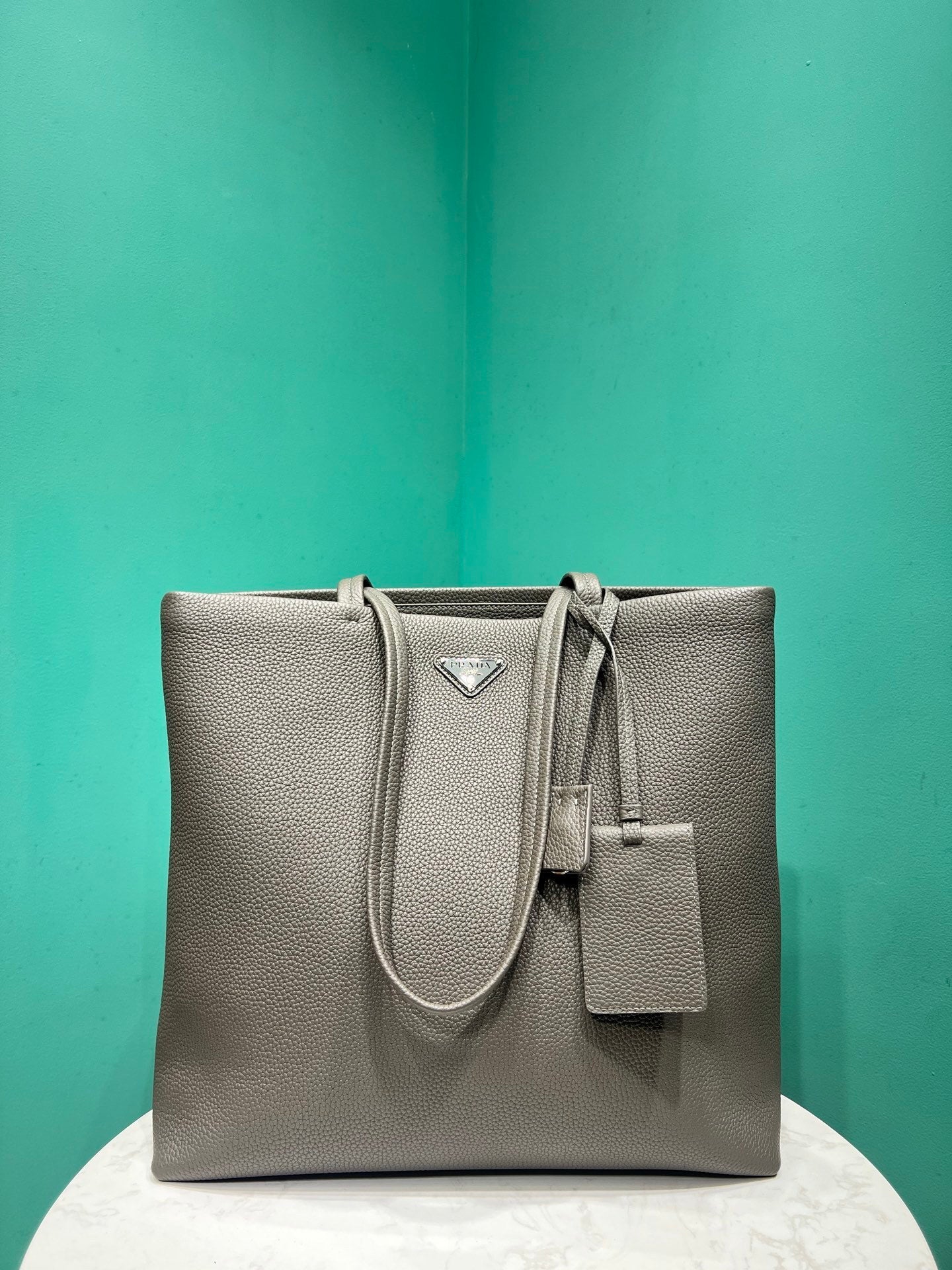 Prada leather tote
