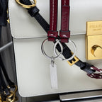 Prada Soft Sound small leather shoulder bag with charms