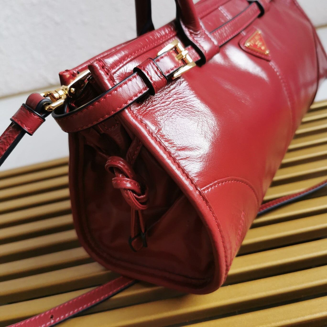 Prada Bonnie medium leather handbag