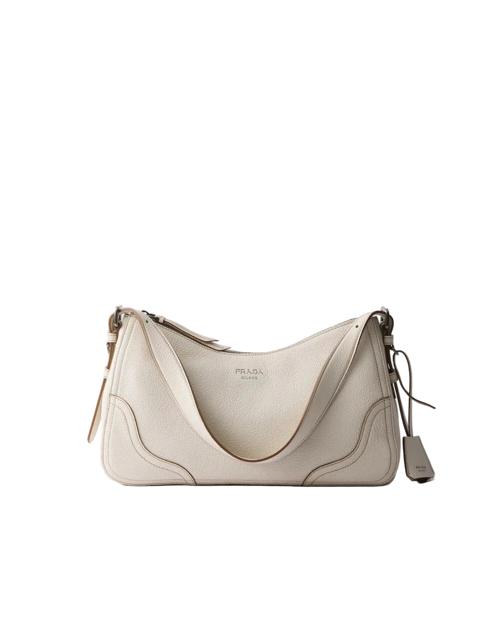 Prada Aimee large leather shoulder bag