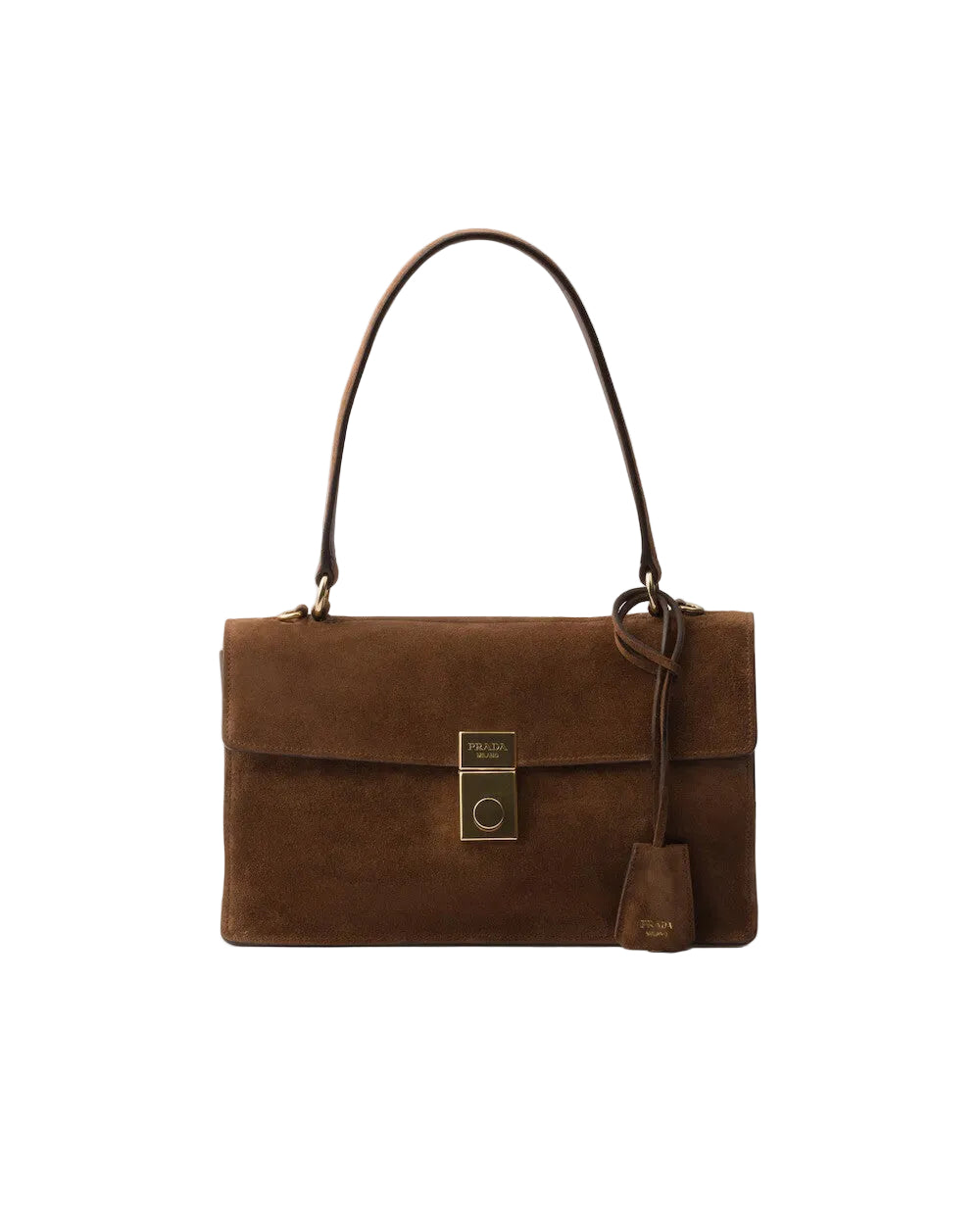 Prada Soft Sound medium suede shoulder bag