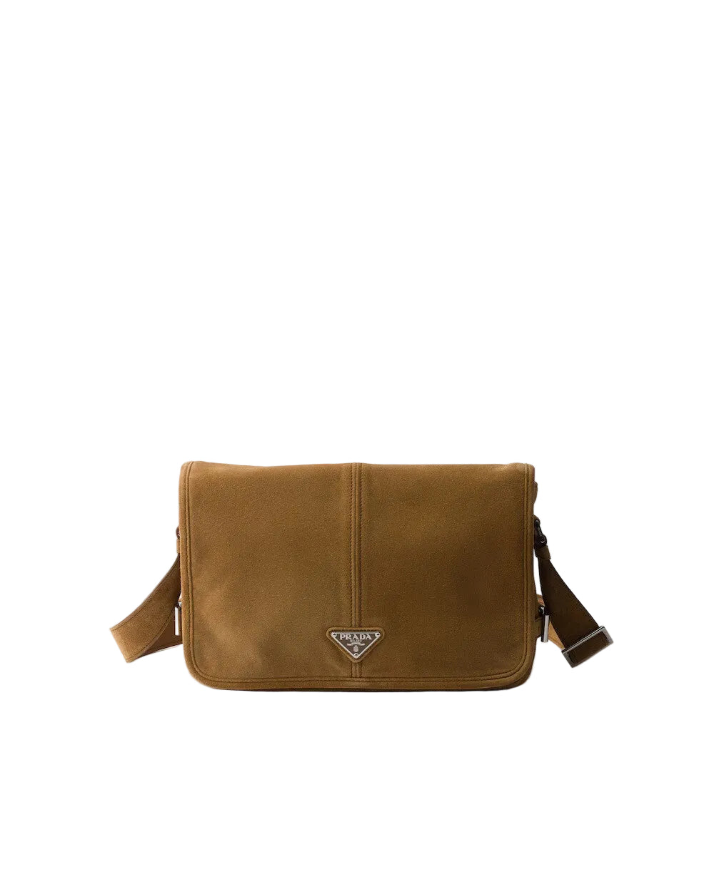 Prada suede shoulder bag
