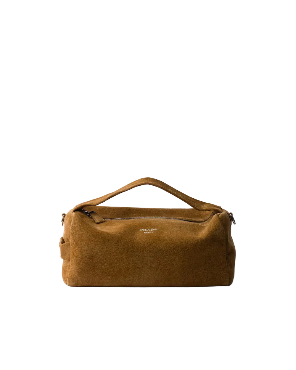 Prada suede shoulder bag