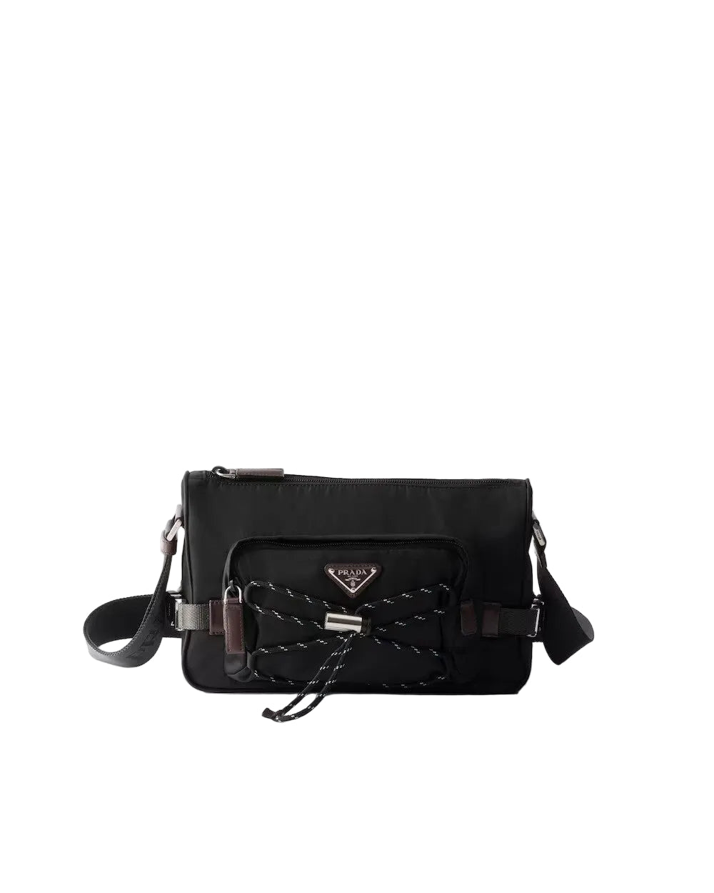 Prada Speedrock Re-Nylon and leather shoulder bag