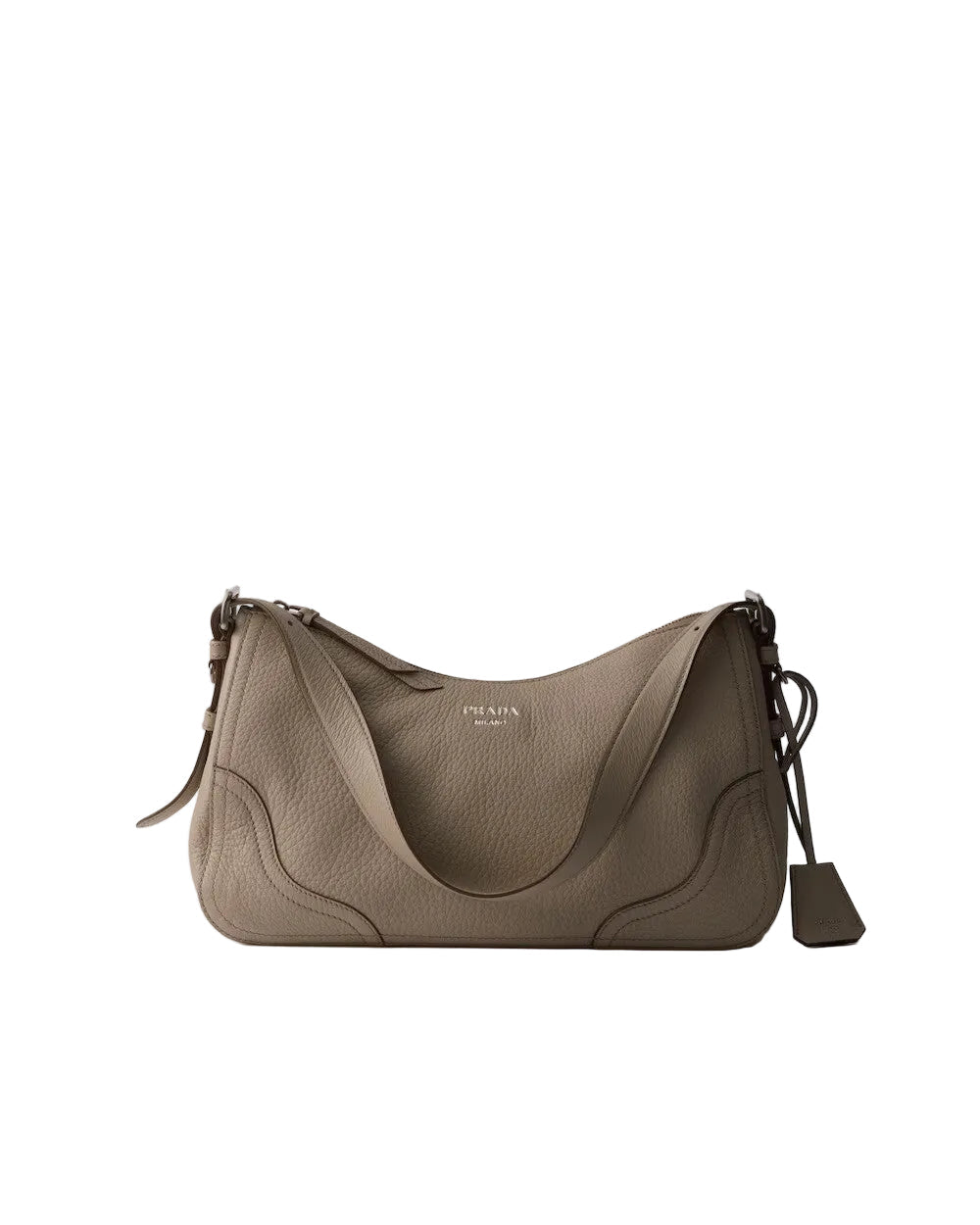 Prada Aimee large leather shoulder bag