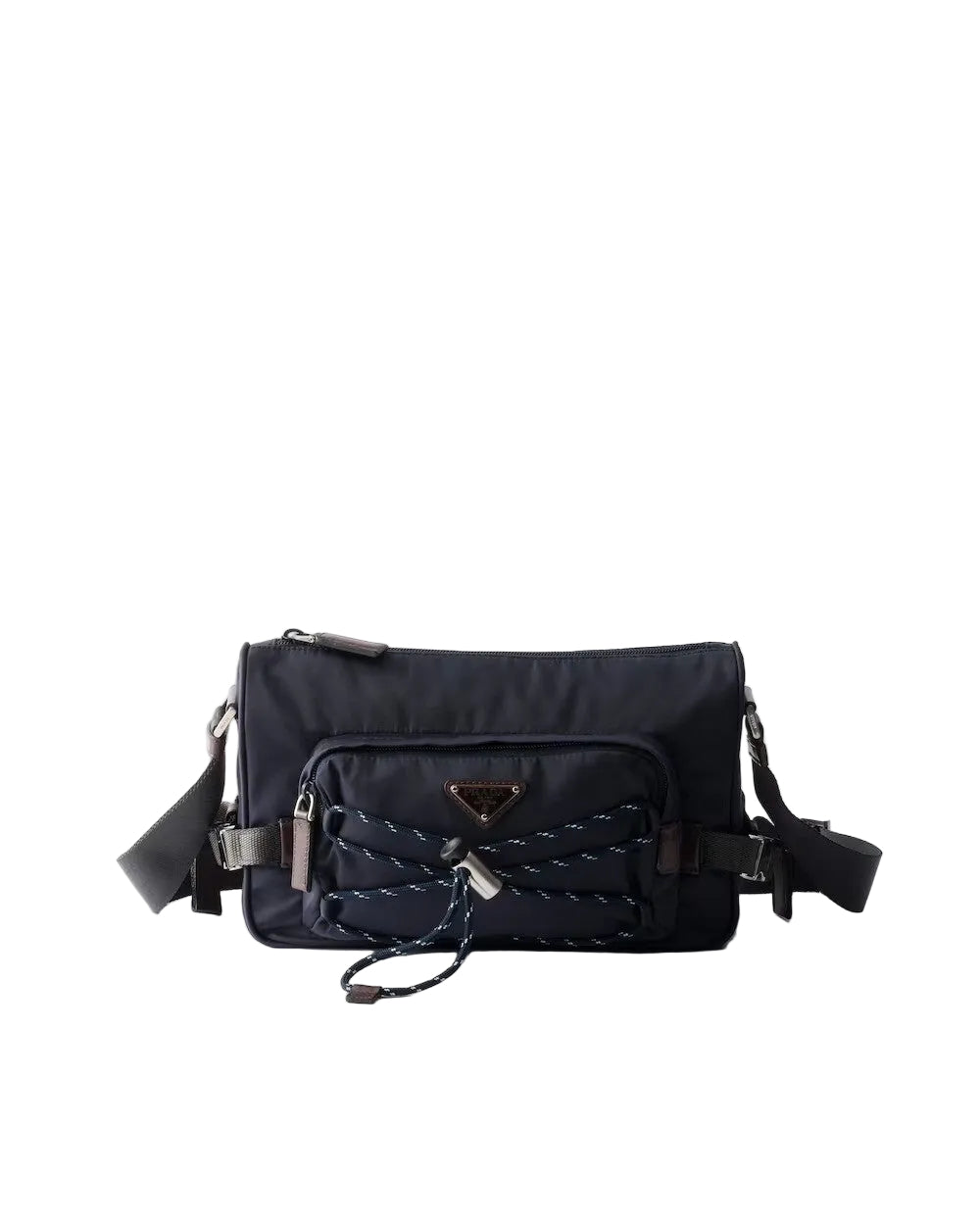 Prada Speedrock Re-Nylon and leather shoulder bag