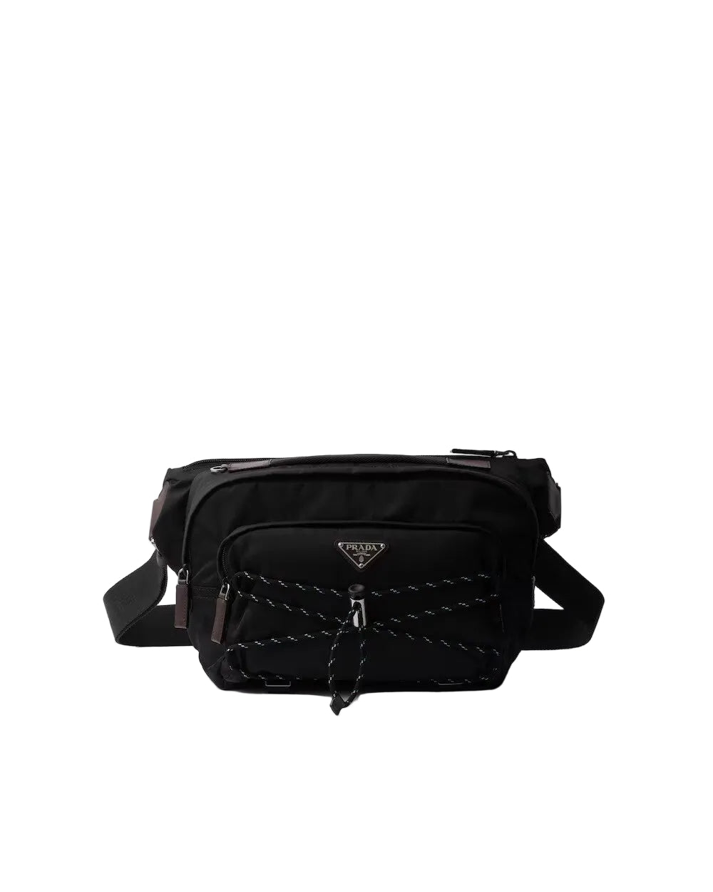 Prada Speedrock Re-Nylon and leather shoulder bag