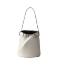 Prada Buckle leather bucket bag with belt