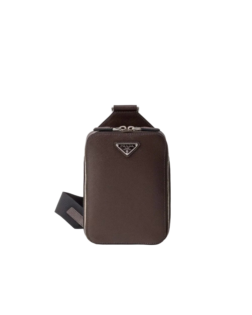Prada Brique Saffiano leather bag