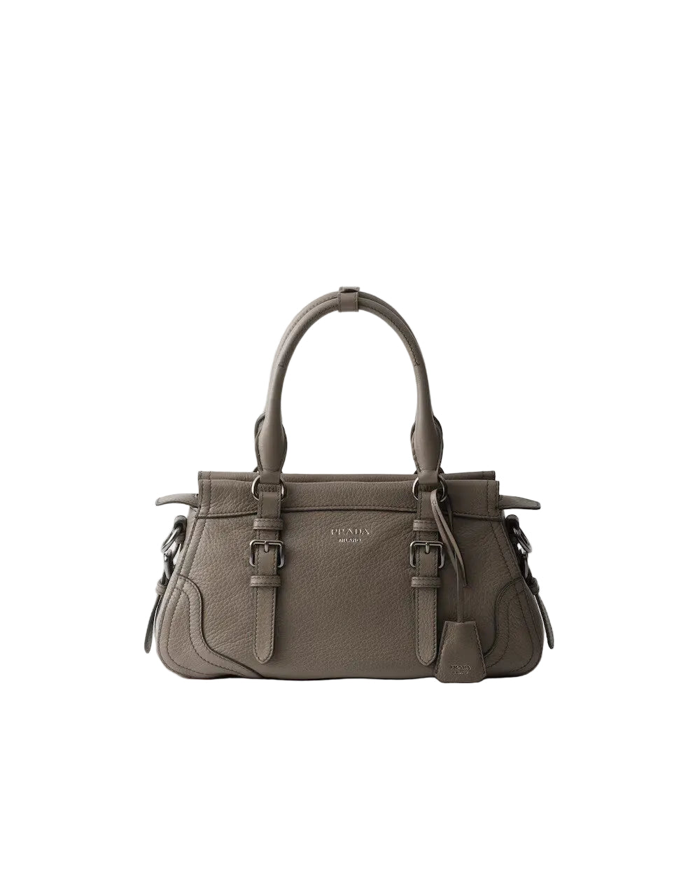 Prada large leather tote bag