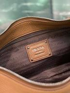 Prada Aimee large leather shoulder bag