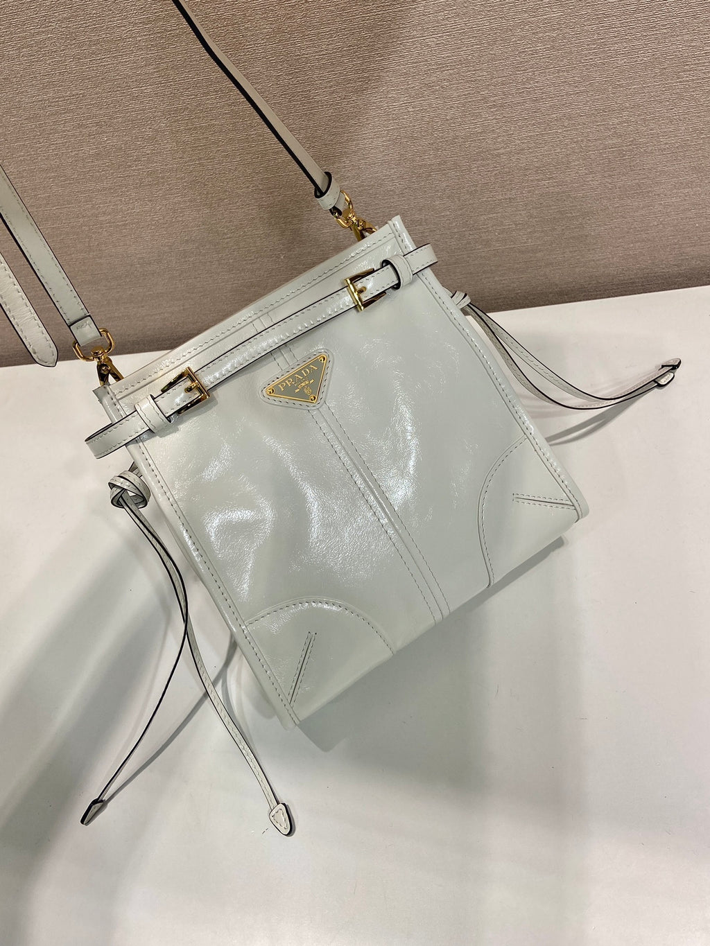 Prada Bonnie leather mini shoulder bag