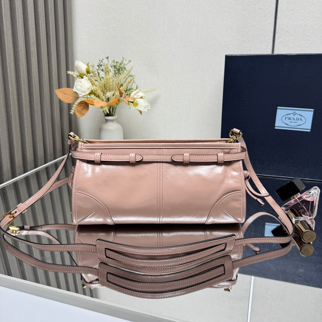 Prada Bonnie small leather shoulder bag