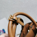 Prada Buckle small leather handbag with belt