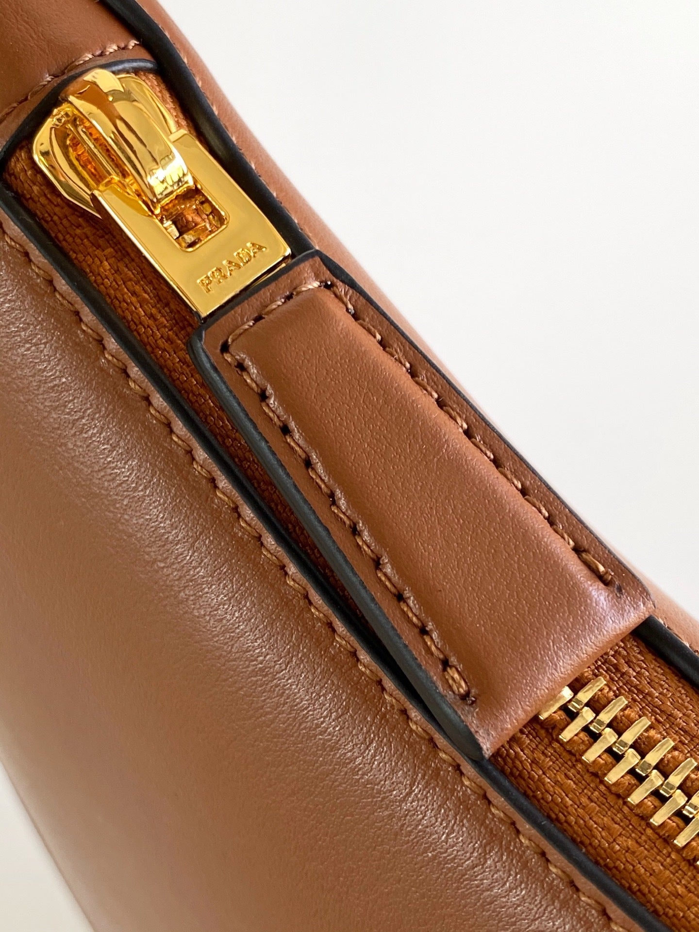 Prada Arqué small leather shoulder bag