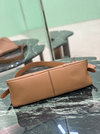 Prada Aimee large leather shoulder bag