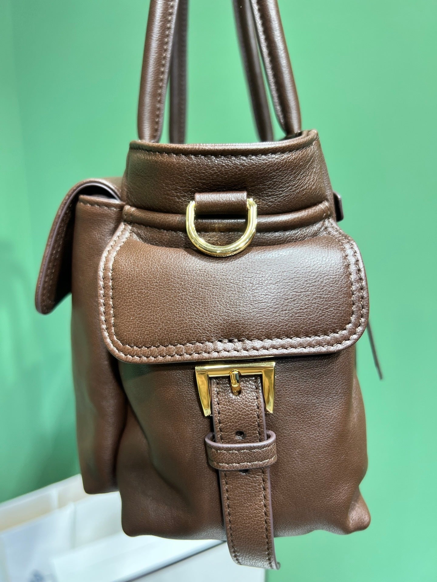 Prada Explore medium nappa leather tote bag