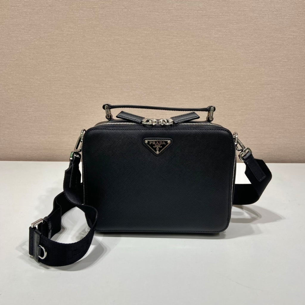 Prada Brique medium Saffiano leather bag